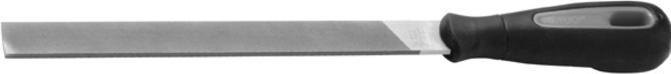 Actual product image Bahco ERGO mill saw file with 2-component handle and a round edge, bastard cut 150 mm (Slash 1, 150 mm)