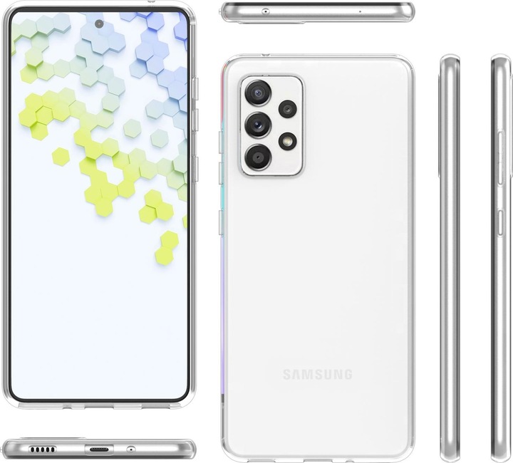 Actual product image Nalia Clear Transparent Silicone Sleeve (Samsung Galaxy A33)