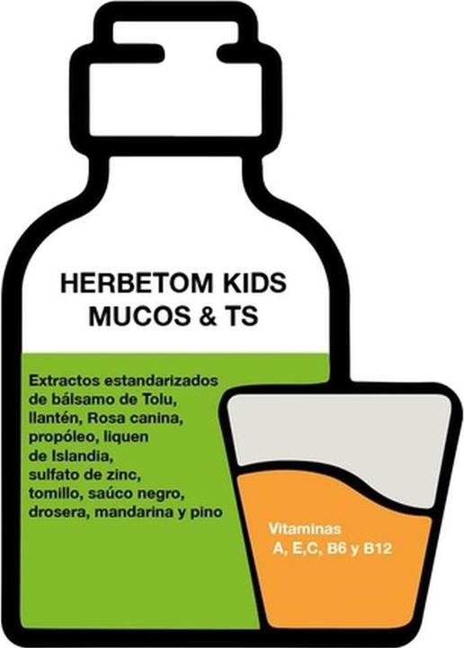 Actual product image Bioserum Herbetom Kids Mucos y Ts 250ml (250 ml)