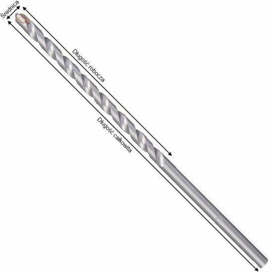 Actual product image Makita Carbide stone twist drill (5 mm)