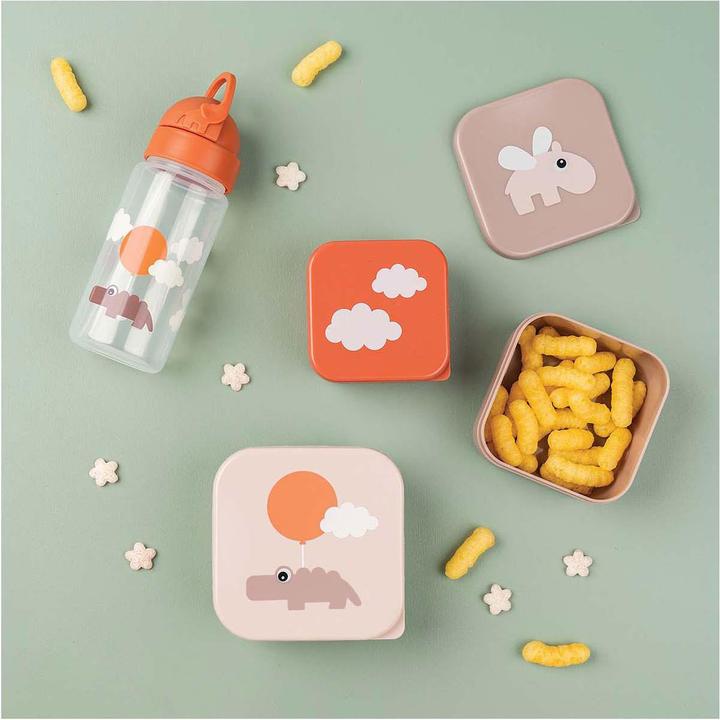 Actual product image Done by Deer Snack box set 3-pack Happy clouds Pink