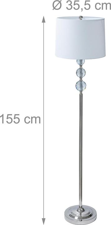 Actual product image Relaxdays floorlamp (E27)