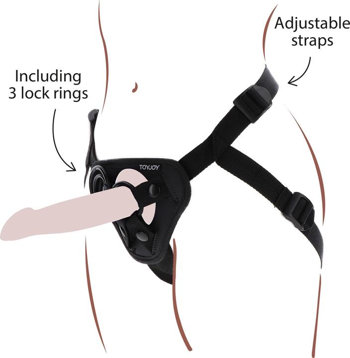 Image du produit ToyJoy Strap-On Harness Noir