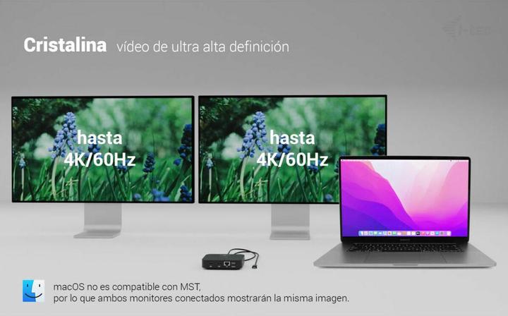 Produktbild i-tec USB-C 2X HDMI DOCK 100W (USB-C, 3 Ports)