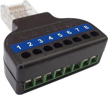 Image du produit Wantec Splitter 2wIP pour 4 lignes/utilisable uniquement en 5627 - Noir