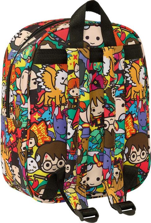 Produktbild Schulrucksack Blau Bunt 22 x 27 x 10 cm 3D