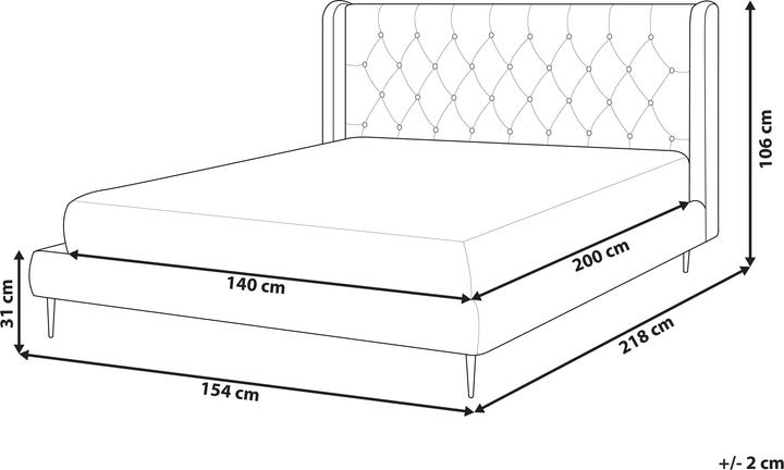Actual product image Beliani Forbach (140 x 200 cm)