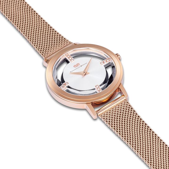 Image du produit Montre à quartz pour femme Lucrezia en acier inoxydable or rose - 33688 (Montre analogique, 36 mm)