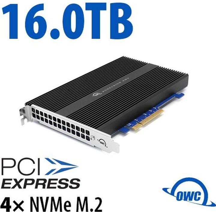 Produktbild OWC 16.0TB Accelsior 4M2 PCIe M.2 NVMe SSD Adapter Card