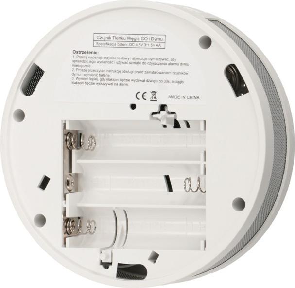 Actual product image Extralink JKD-512COM | Smoke detector | carbon monoxide detector