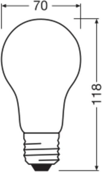 Produktbild Osram Led Retrofit Classic A (E27, 17 W, 2500 lm, 1 x, D)