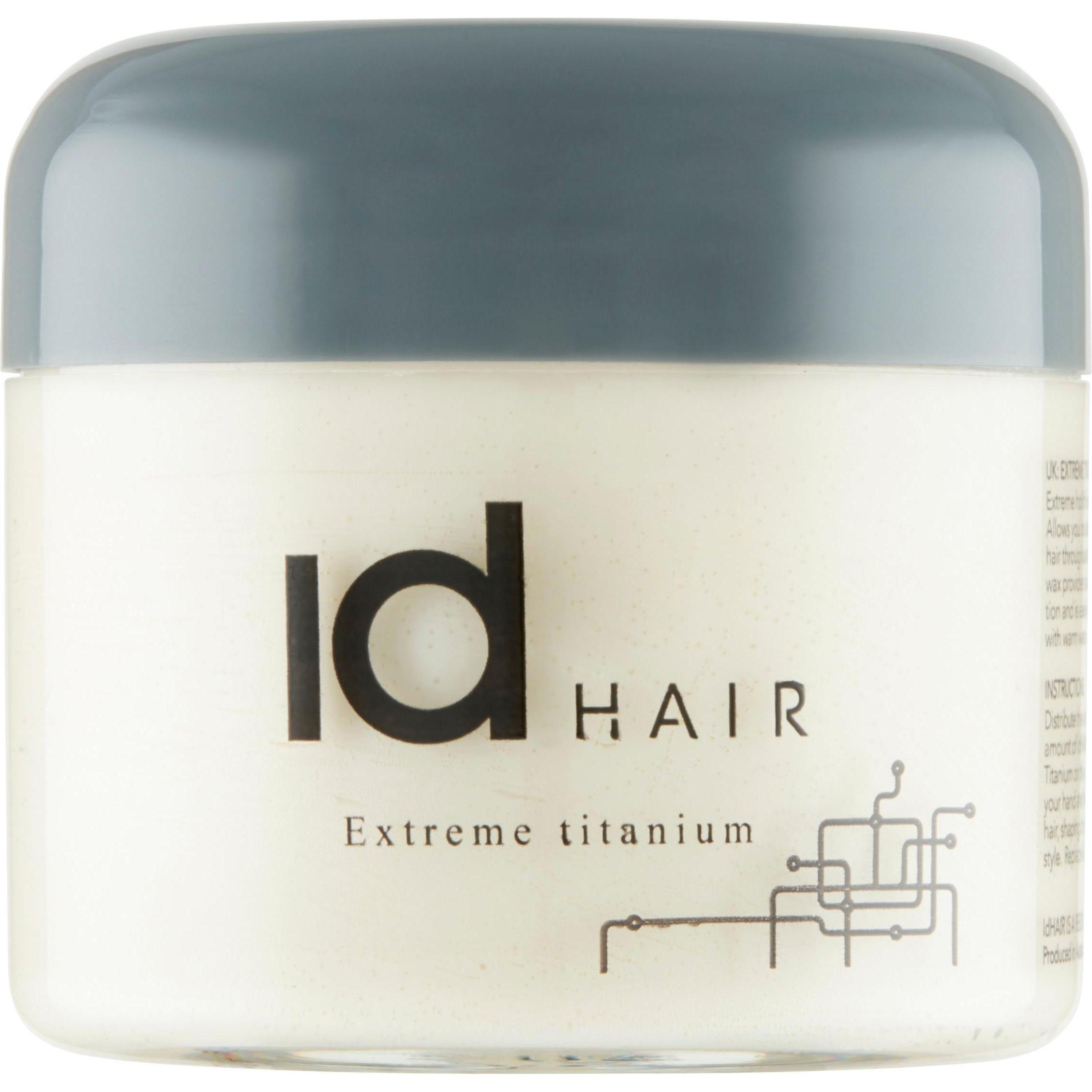IdHair Extreme Titanium Haarwachs 100 ml (Haarwachs, 100 ml) (20119)