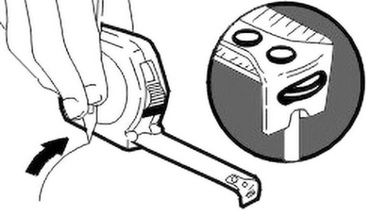 Actual product image HAZET Measuring tape 2154N-3 (3 m)