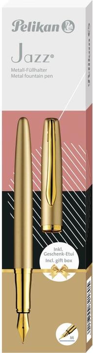 Produktbild Pelikan Füllhalter Jazz Noble Elegance P36 Gold Gelb Faltschachtel (Blau, Blue, 1x)