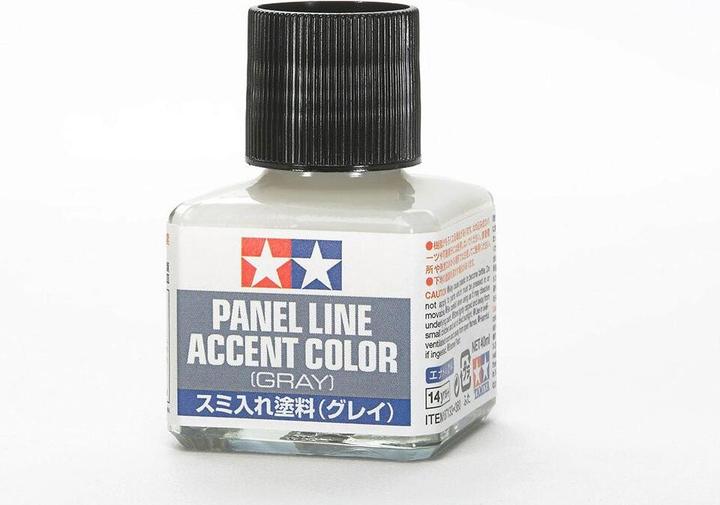 Produktbild Tamiya PANEL ACCENT LINE Gray