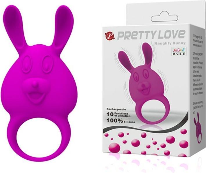 Immagine prodotto Pretty Love Stimulierende Zunge Vibrierender Penisring (4 cm)