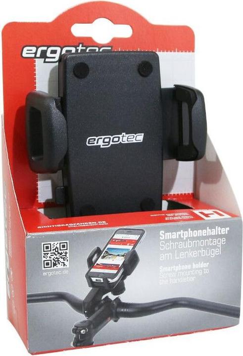 Produktbild Ergotec Smartphone-Halterung Fahrrad Bügelbefestigung verstellbare Breite