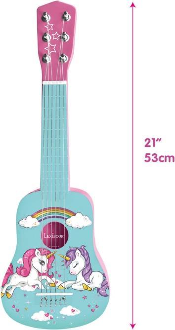Produktbild Lexibook Einhorn Meine erste Holz-Gitarre 21 Zoll / 53cm