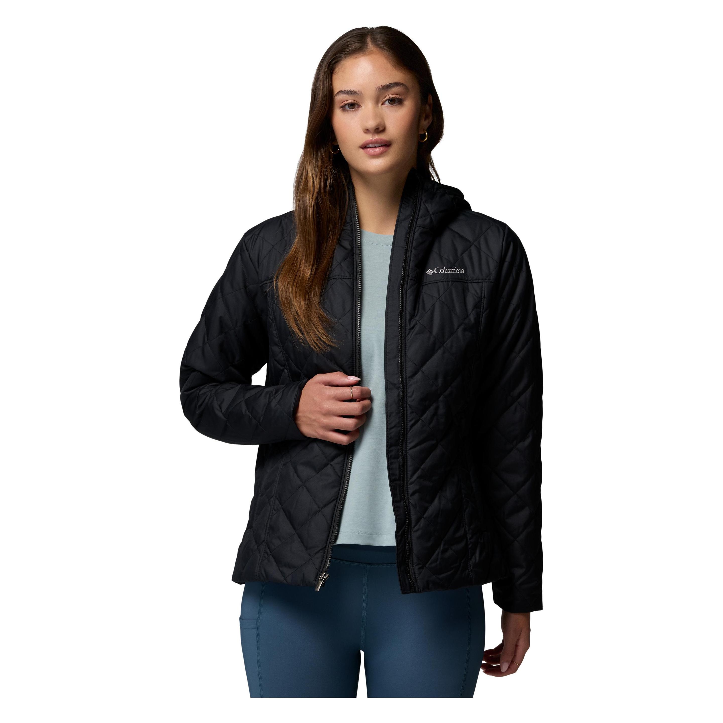 Columbia, Damen, Winterjacken, Copper Crest™ Ii Hooded Jacket, Schwarz, (M)