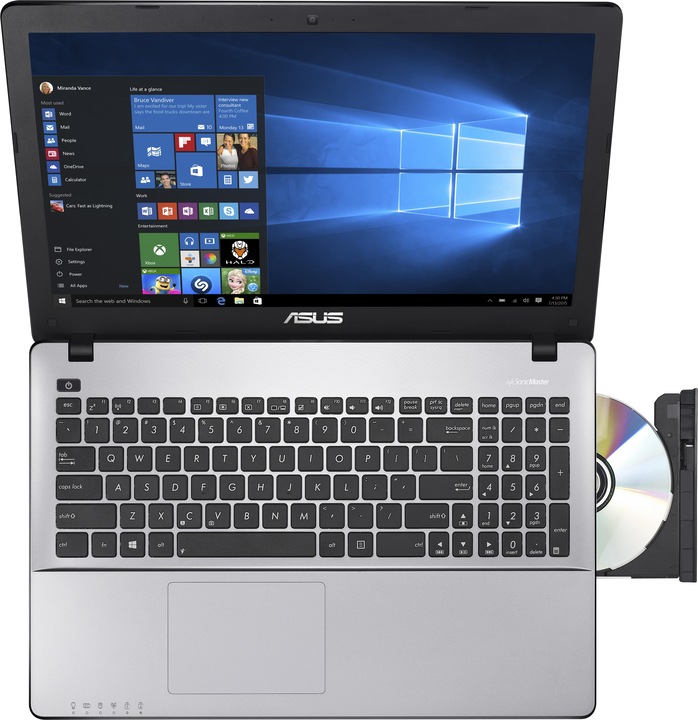 Produktbild ASUS X550vx-Dm113t (15.60", Intel Core i7-6700HQ, 8 GB, 256 GB, CH)