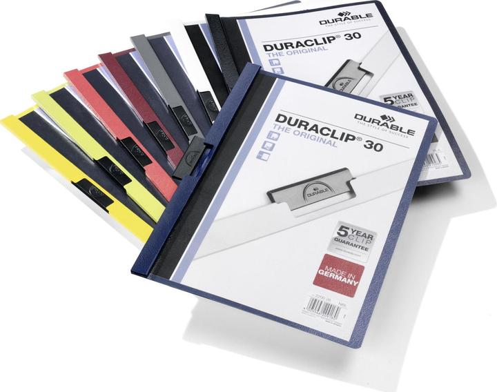 Actual product image Durable DURACLIP 30 25 PCS 220057 (A4, 25 x)