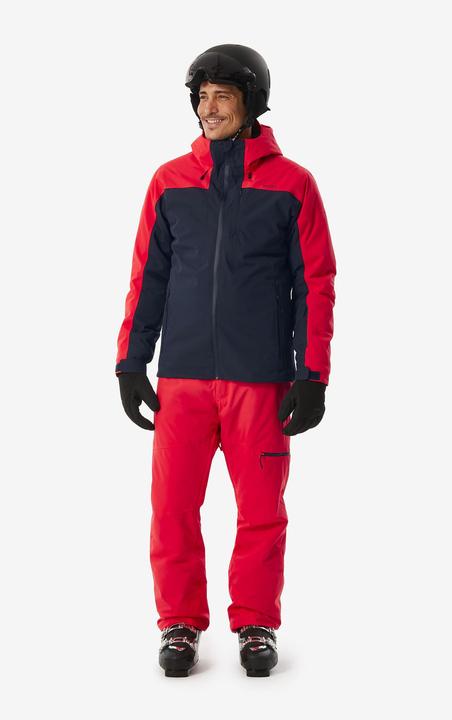 Produktbild Wedze Skijacke Herren warm und wasserdicht - 500 marineblau/rot (S)