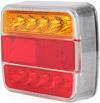 Actual product image Benson Trailer rear light square 18 led