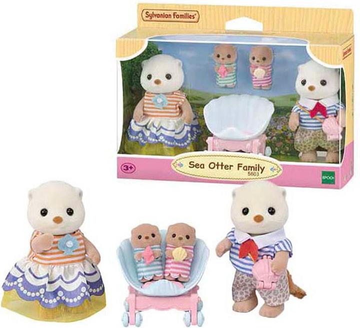 Actual product image Sylvanian Families Seeotter Familie