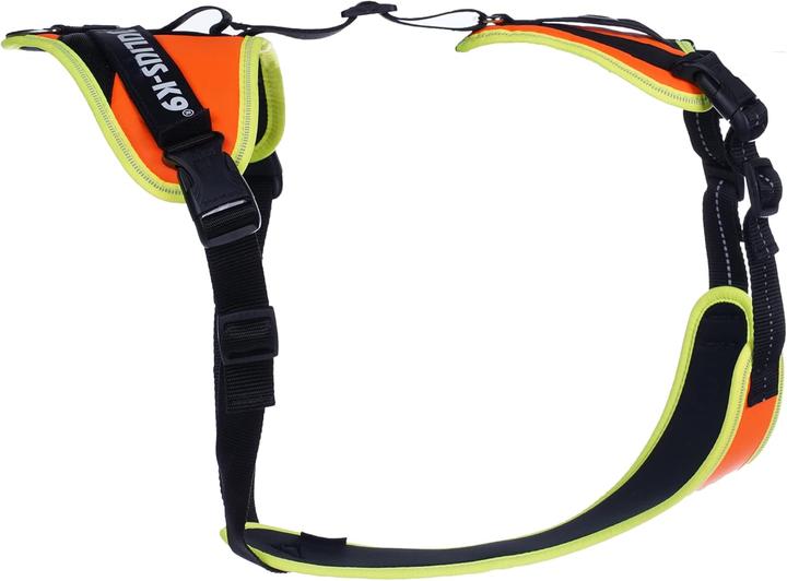 Actual product image Julius-K9 K9 Mantrailing/Outd. sele, Str.: L-XL/Uv Orange w. neon edge (L, XL, Dog)