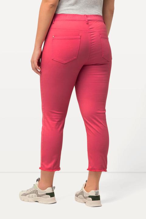 Produktbild Ulla Popken 7/8-Hose Sienna, Fransensaum, schmales Bein (62)