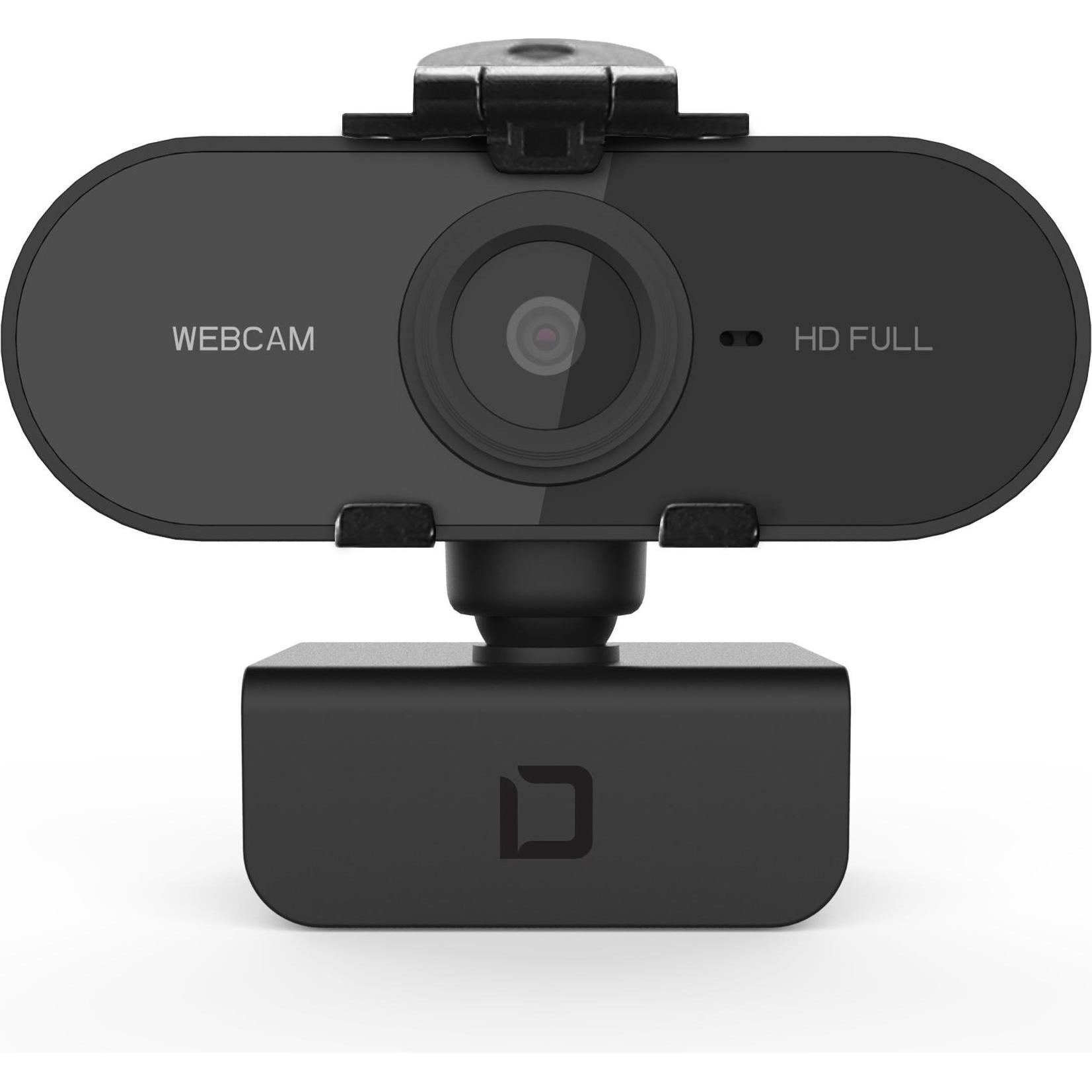 Dicota Pro Plus (2 Mpx), Webcam, Nero