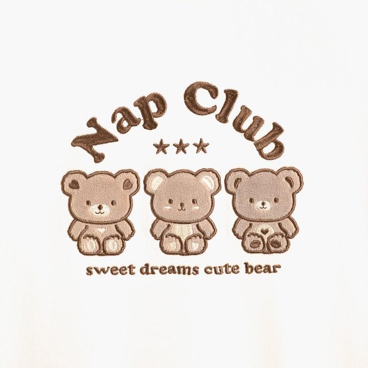 Actual product image La Redoute Collections Velvet pyjamas with bear motif (140)
