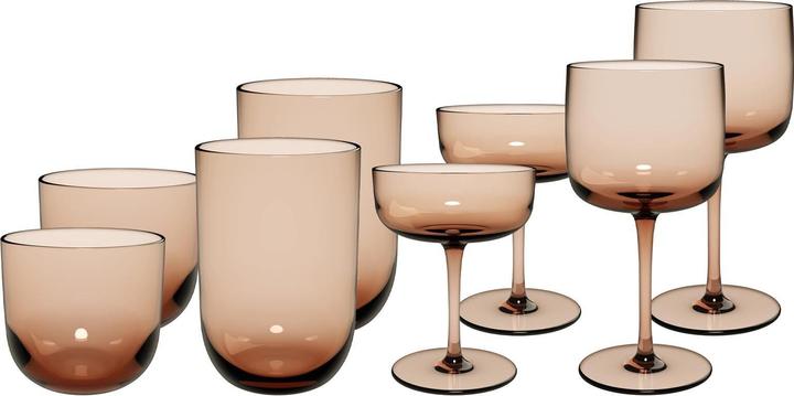 Like. by Villeroy & Boch Like Glass Komplett-Gläser-Set (0.39 l, 8 x)