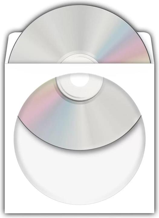 Herma CD/DVD hoesjes 124x124 100 stuks zelfklevend