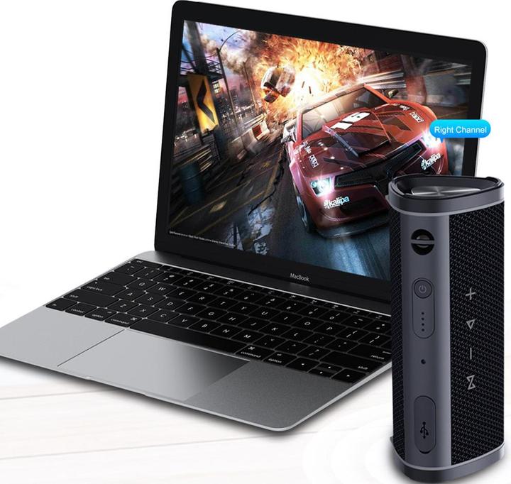 Actual product image Awei Portable Speaker Bluetooth Speaker Y331 Black (10 h)