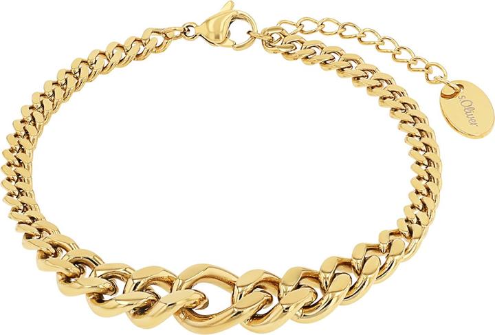 Immagine prodotto S.Oliver Armschmuck für Damen, Edelstahl (20 cm, Acciaio inossidabile)