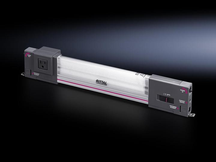 Produktbild Rittal Systemleuchte LED 900 100-240V 437mm mit Steckdose CH