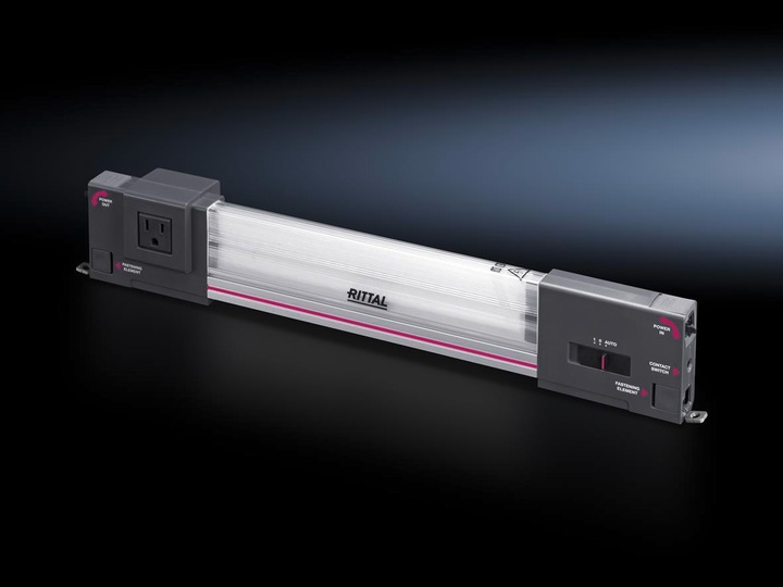 Produktbild Rittal Systemleuchte LED 900 100-240V 437mm mit Steckdose CH