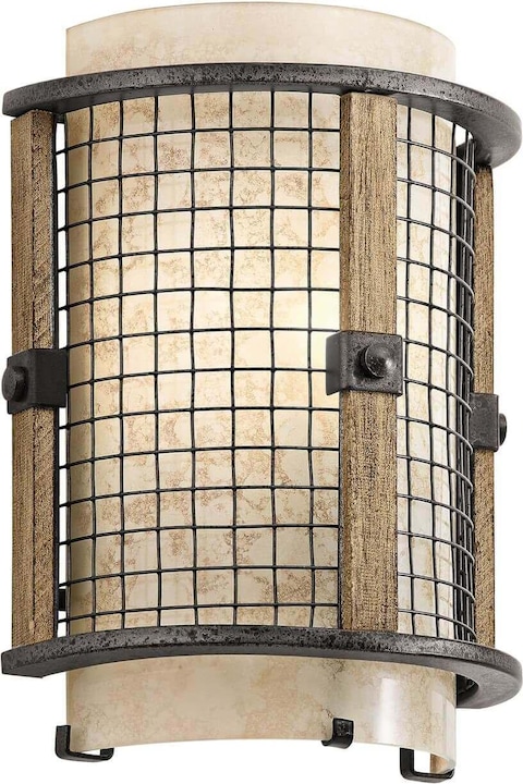 Immagine prodotto Elstead Lighting Ahrendale lampada da parete E14 in ferro d'incudine (E14)