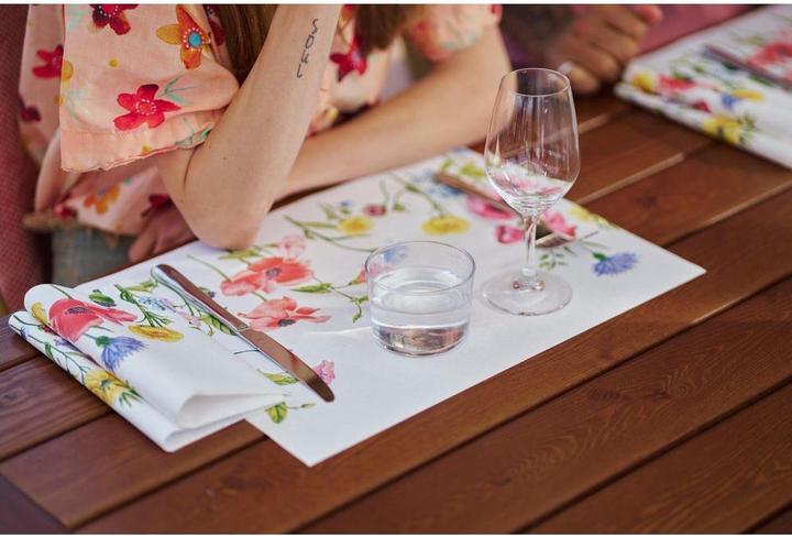 Image du produit Duni Bio-Dunicel-Sets 30x40 Flowy Meadow 100P. (40 x 30 cm)