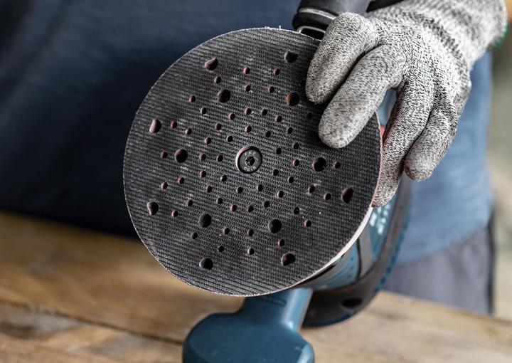 Produktbild Bosch Professional Zubehör EXPERT Multihole Stützteller für, 150 mm, hart (Grob)