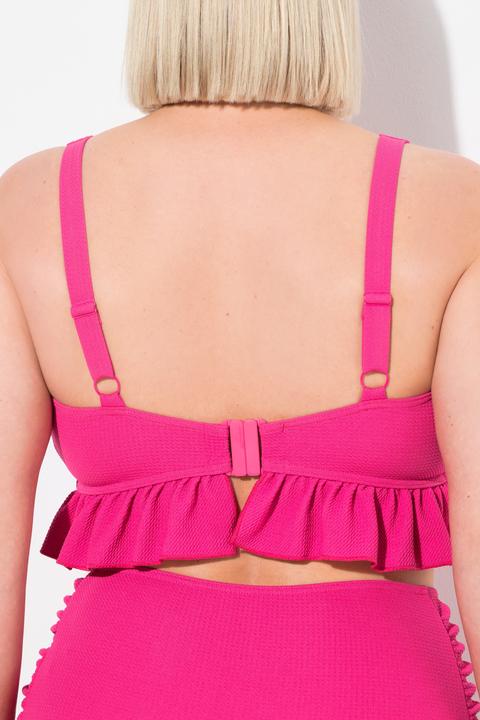 Produktbild Ulla Popken Bikini, Struktur, Rüsche, Softschalen, Träger verstellbar (56)