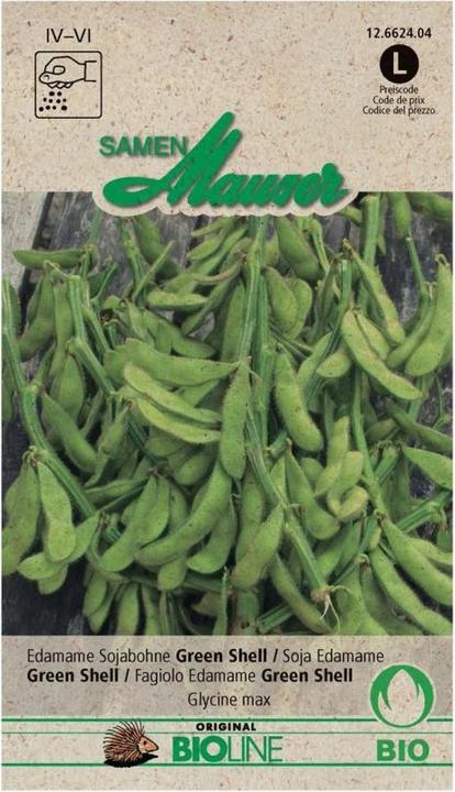 Produktbild Samen Mauser Edamame Sojabohne Green Shell (Gemüsesamen)