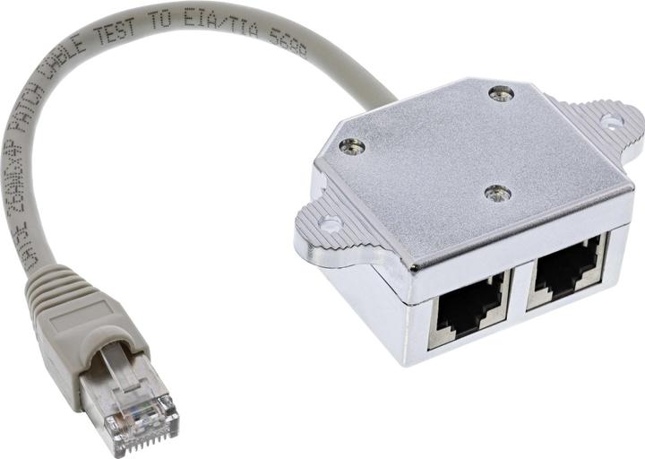 Immagine prodotto InLine Cat.5e / ISDN T-Adapter (Port-Doppler) RJ45 ST a 2x RJ45 BU