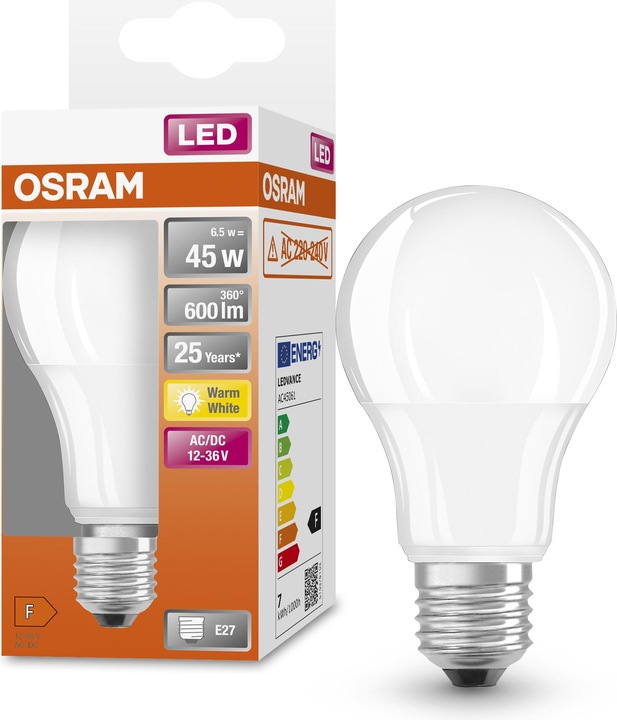 Produktbild Osram Star Classic A (E27, 6.50 W, 600 lm, 1 x, F)