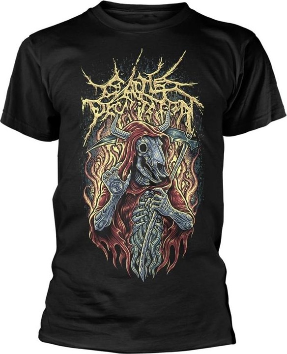 Actual product image Universal Textiles Unisex Adult Reaper Ramirez Back Print T-Shirt (S)