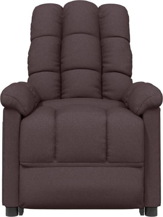 Produktbild vidaXL Massagesessel Fernsehsessel Relaxsessel Liegesessel Dunkelbraun Stoff