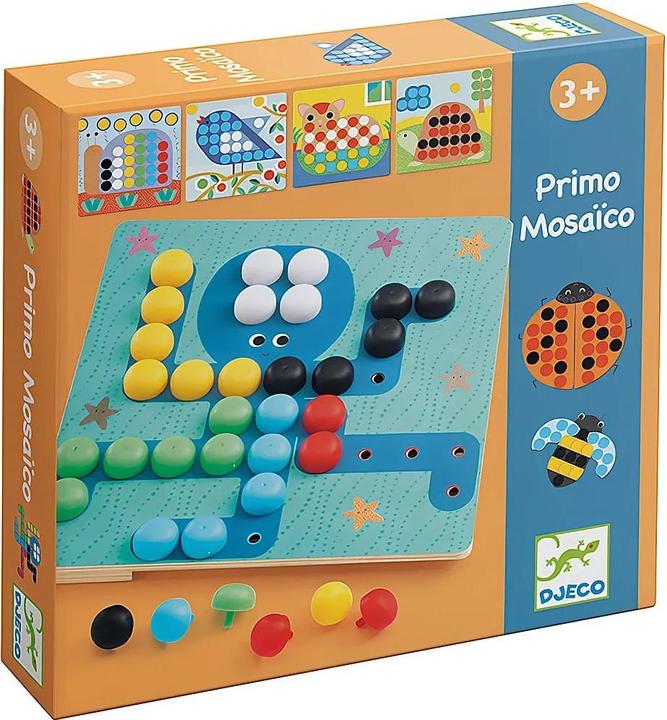 Actual product image Djeco Educational game Primo Mosaïco (mult)