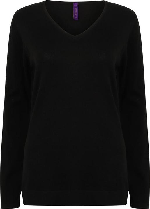 Immagine prodotto Henbury Felpa donna/ragazzo in cotone acrilico con collo a V (S)