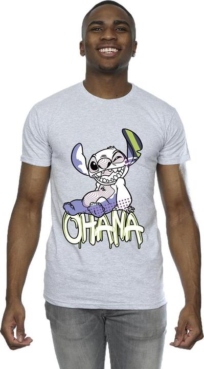 Produktbild Disney Lilo And Stitch Ohana Graffiti TShirt (XXL)